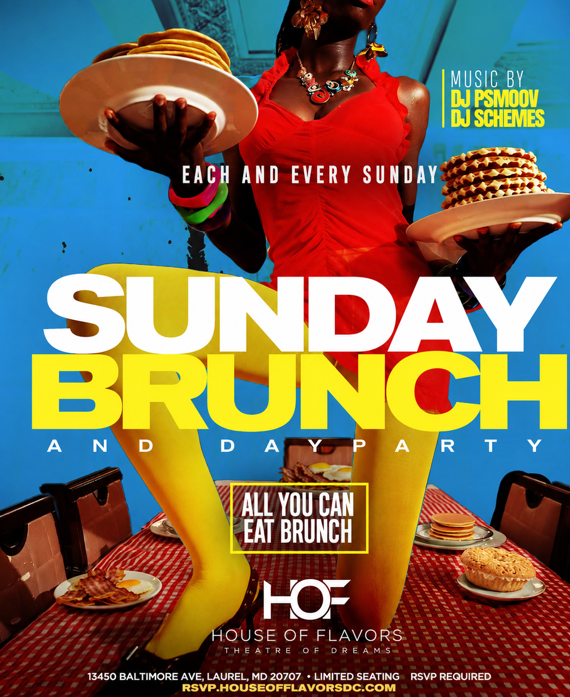 Sunday Brunch event flyer