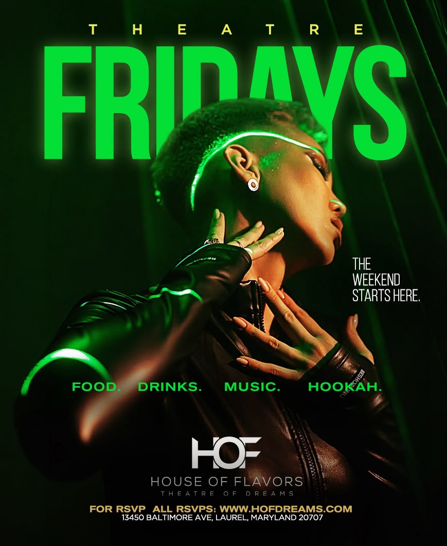 Theatre Fridays event flyer